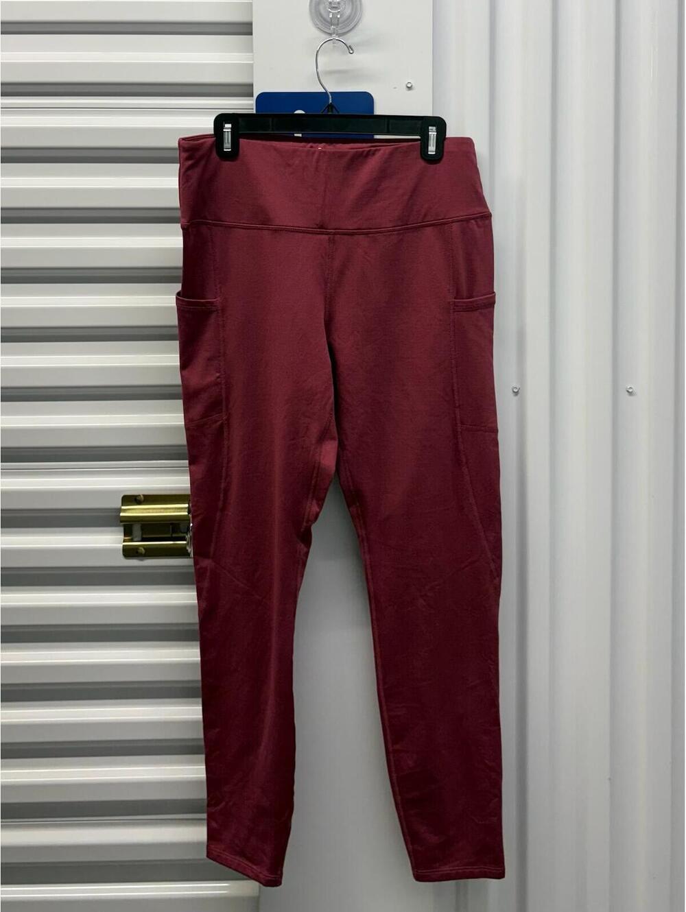 Apana Women’s XL Apana Berry Leggings With Pockets Athletic Activewear
